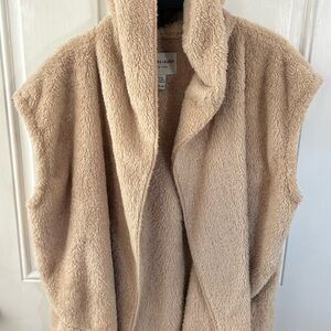 Ralph Lauren Women's Tan Sherpa Vest